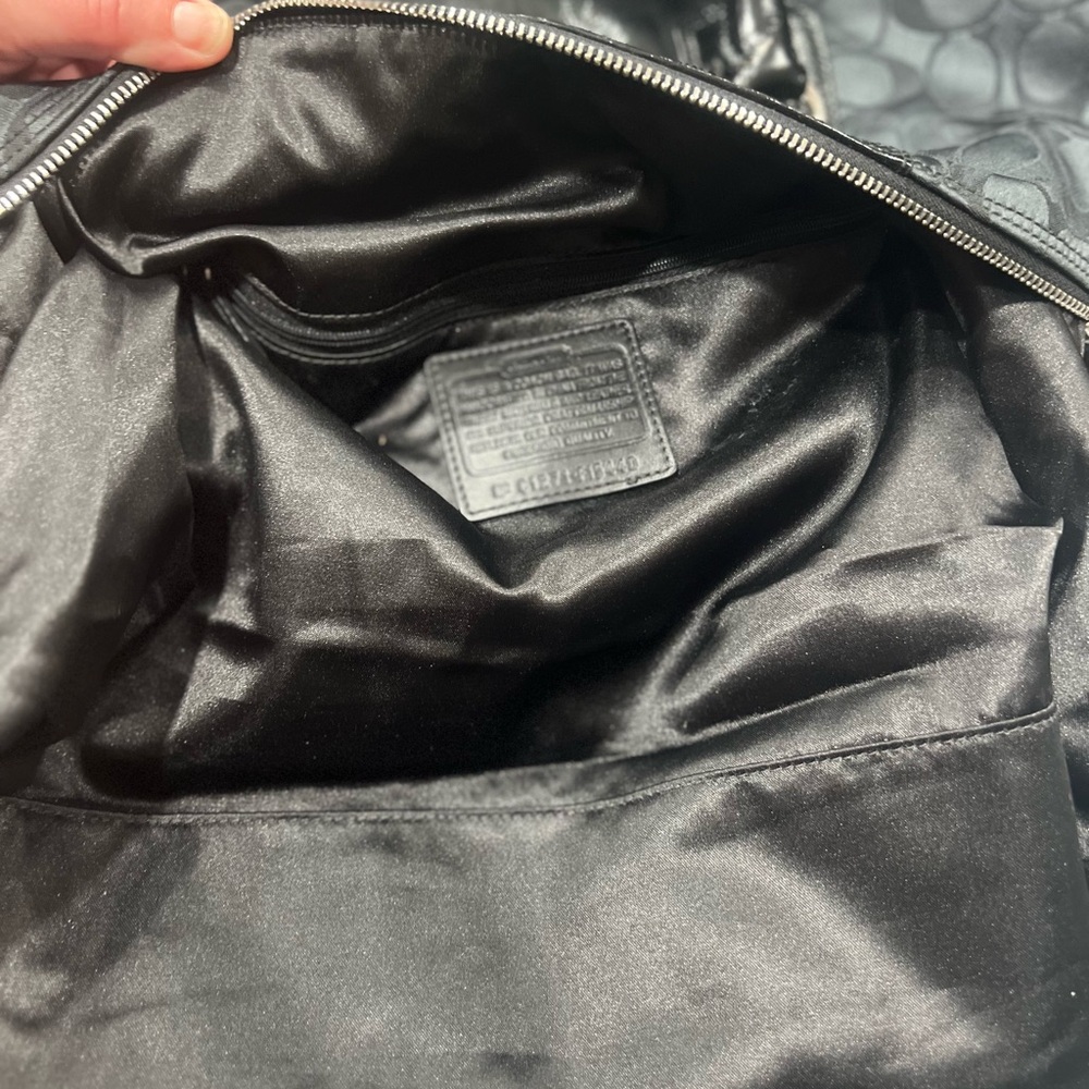Coach Black Satchel Bag - Picture 5 of 11